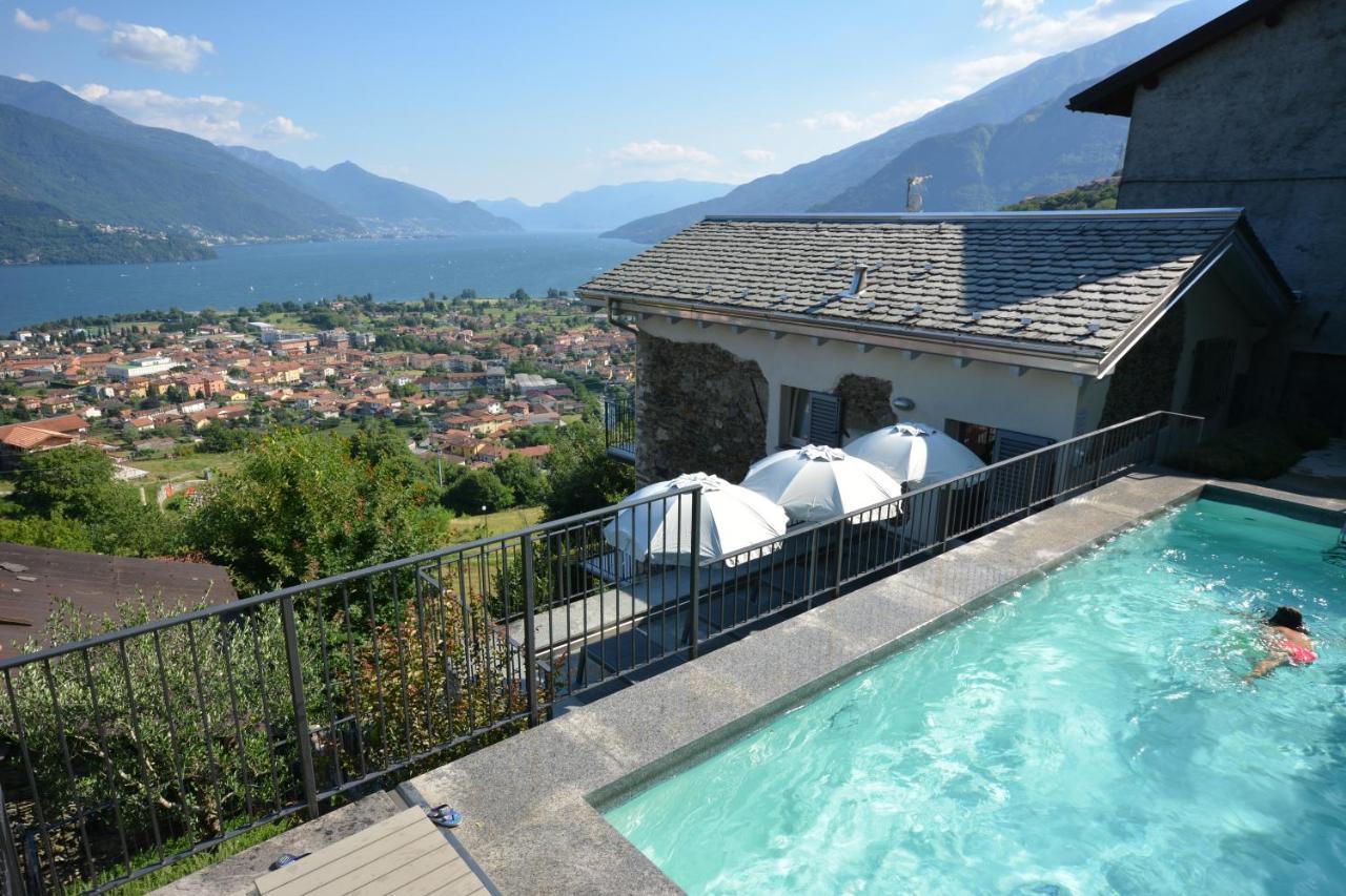 Casa Di Campagna Rosina Con Piscina E Vista Lago Gravedona Extérieur photo