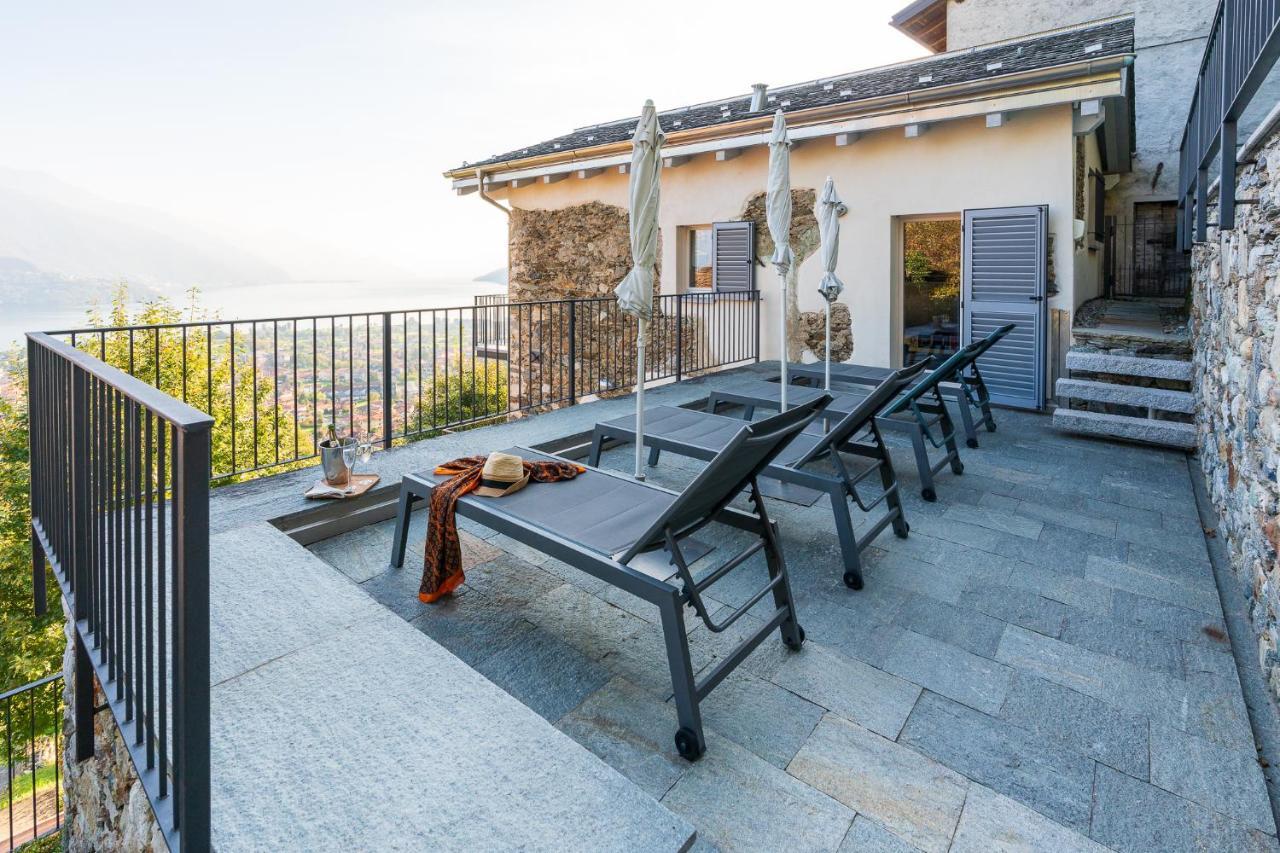 Casa Di Campagna Rosina Con Piscina E Vista Lago Gravedona Extérieur photo